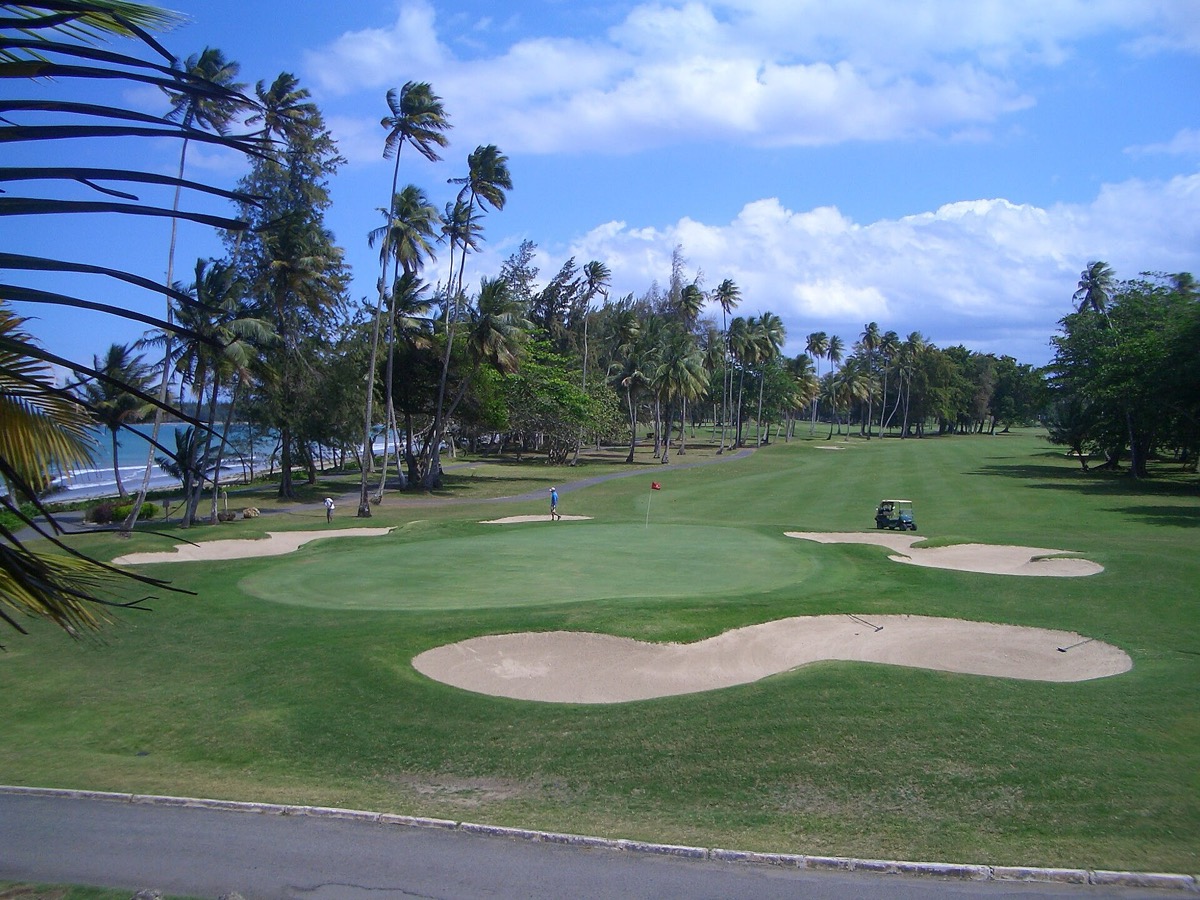 Oceanside golf course, Puerto Rico